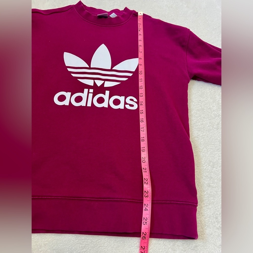 Adidas Original Logo Trefoil French Terry Crewneck Sweatshirt - XS - Picture 4 of 10